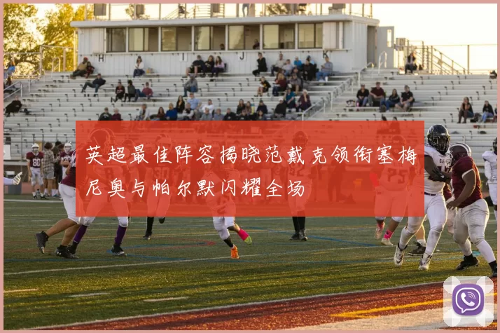 英超最佳阵容揭晓范戴克领衔塞梅尼奥与帕尔默闪耀全场