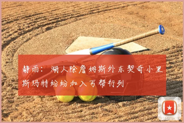 静雨：湖人除詹姆斯外东契奇小里斯玛特纷纷加入丐帮行列
