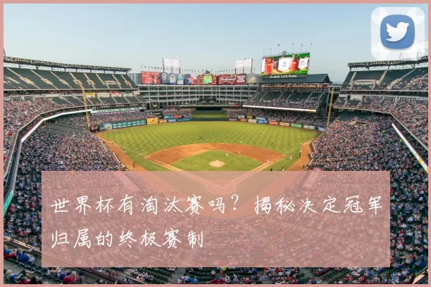 世界杯有淘汰赛吗?揭秘决定冠军归属的终极赛制
