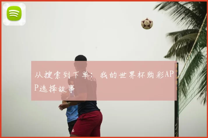 从搜索到下单：我的世界杯购彩APP选择故事