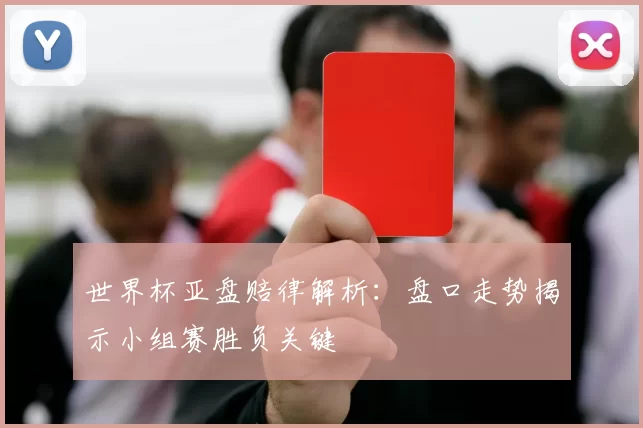 世界杯亚盘赔律解析:盘口走势揭示小组赛胜负关键